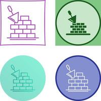 Brickwall Icon Design vector