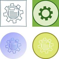 Cogwheel Icon Design vector