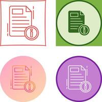 Document Icon Design vector