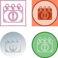 Calendar Icon Design vector