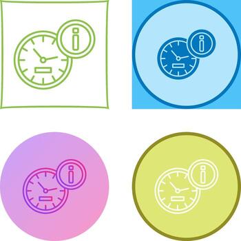 diseño de icono de reloj vector