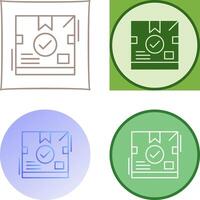 Delivery Box Icon Design vector