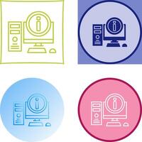 Computer Icon Design vector