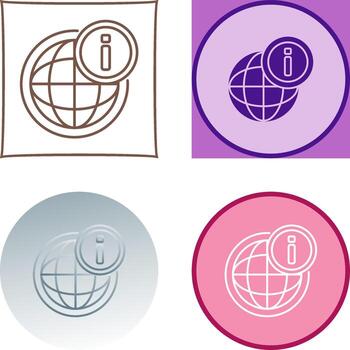 diseño de icono mundial vector