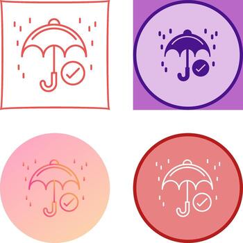 Keep Dry Icon Design vector