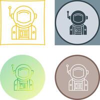 Astronaut Icon Design vector