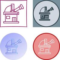 Observatory Icon Design vector