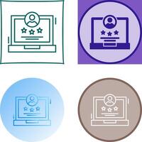Rating Icon Design vector