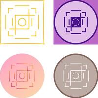 Crop Icon Design vector