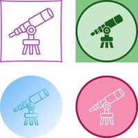 Telescope Icon Design vector