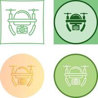 Camera Drone Icon Design vector