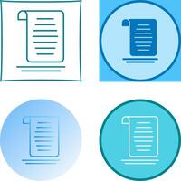 Document Icon Design vector