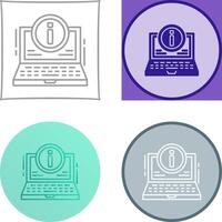 Laptop Icon Design vector