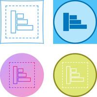 Object Alignment Icon Design vector