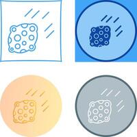 Asteroid Icon Design vector