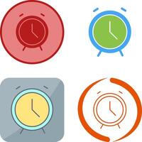 diseño de icono de reloj de alarma vector