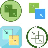 Combine Icon Design vector
