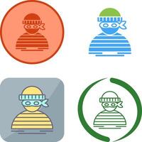 Thief Icon Design vector