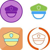 Police Hat Icon Design vector