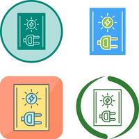 Electricity Icon Design vector