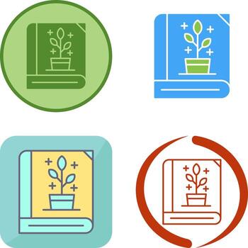 botánico icono diseño vector
