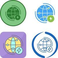 Globe Earth Icon Design vector