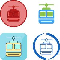 Cable car Icon Design vector