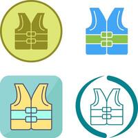 Life jacket Icon Design vector