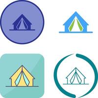 Camp Icon Design vector
