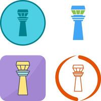 Control Tower Icon Design vector
