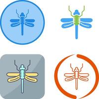 Dragonfly Icon Design vector