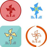 Pinwheel Icon Design vector