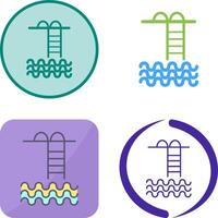Swiming pool Icon Design vector