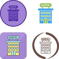 Hostel Icon Design vector