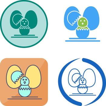 diseño de icono de Pascua vector