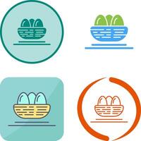 Eggs Icon Design vector