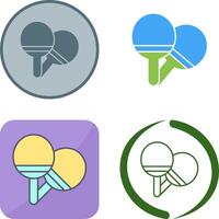 Ping Pong Icon Design vector