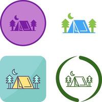 Tent Icon Design vector