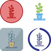 Planting Icon Design vector