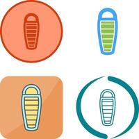 Sleeping Bag Icon Design vector