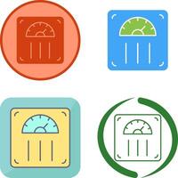 Weight Scale Icon Design vector