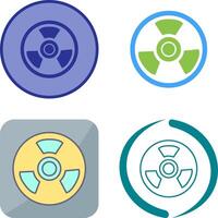 Nuclear Icon Design vector