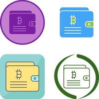 Wallet Icon Design vector