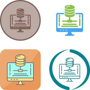 Server Icon Design vector