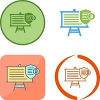 Presentation Icon Design vector