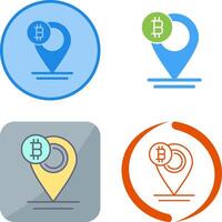 Bitcoin Placeholder Icon Design vector
