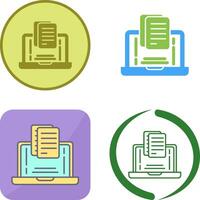 Document Icon Design vector