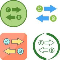 Exchange Icon Design vector