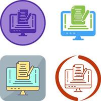 Note Icon Design vector