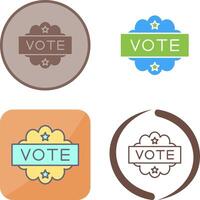 Vote Icon Design vector